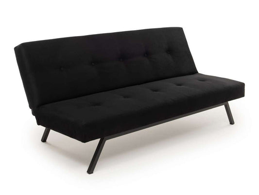 Sofa lova 3-Seat Sofa-Lova Zola (Futon) 859FTN2900, Spalva: Juoda