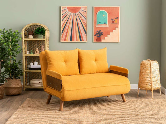 Sofa lova Cosmo 2-Seater - Bohemian Mustard