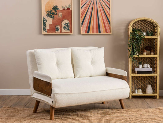 Sofa lova Cosmo 2-Seater - Teddy White