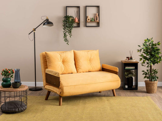 Sofa lova Cosmo 2-Seater - Mustard