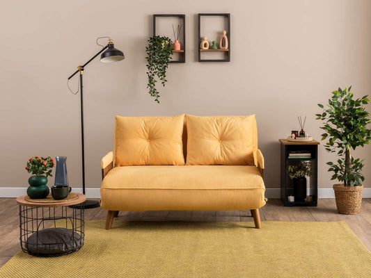 Sofa lova Cosmo 2-Seater - Mustard