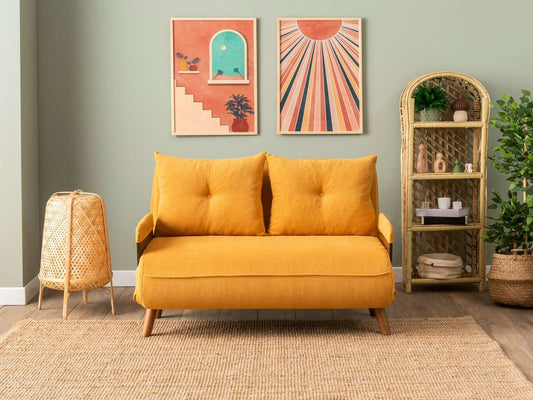 Sofa lova Cosmo 2-Seater - Bohemian Mustard