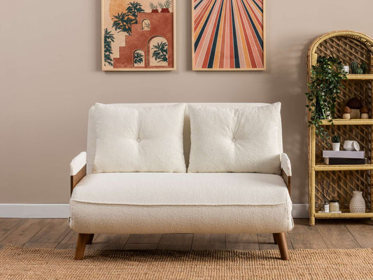 Sofa lova Cosmo 2-Seater - Teddy White