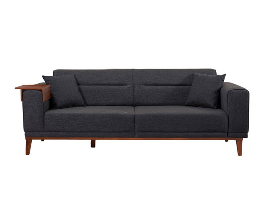 Sofa Liones (Unique Design) 867UNQ1364, Spalva: Tamsi pilka