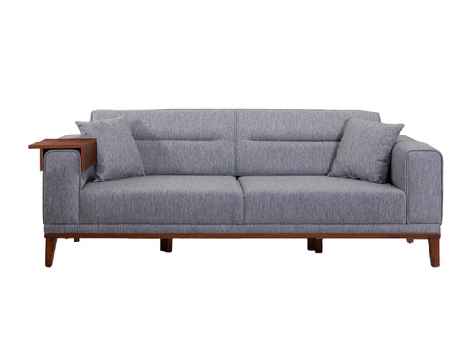Sofa Liones (Unique Design) 867UNQ1365, Spalva: Pilka