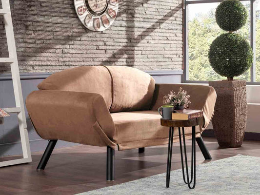 Sofa 2-Seat Sofa Genzo 859FTN2869, Spalva: Šviesi ruda