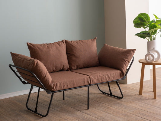 Sofa Viper 2 (Futon) 859FTN2860, Spalva: Ruda