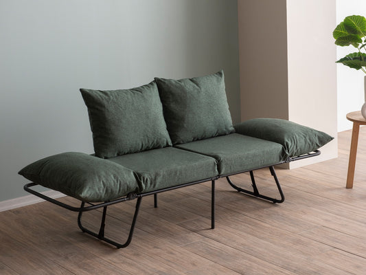 Sofa Viper 2 (Futon) 859FTN2861, Spalva: Žalia