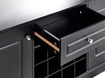Komoda Wine Spintelė TIMBOON Juoda 600651