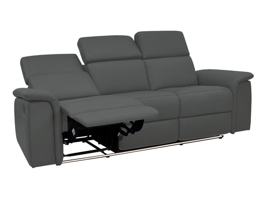 Sofa reglaineris Pareli Sofa 3 Seater with Elektrinis Function in Pilka PU 8930440 (Pilka)