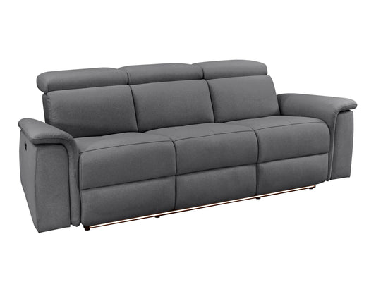 Sofa reglaineris Pareli Sofa 3 Seater with Elektrinis Function in Antracitas Gobelenas 8930658 (Antracitas)