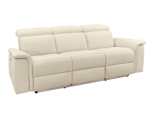 Sofa reglaineris Pareli Sofa 3 Seater with Elektrinis Fnction in Gobelenas Sand 8930661 (Kreminė)