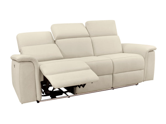 Sofa reglaineris Pareli Sofa 3 Seater with Elektrinis Fnction in Gobelenas Sand 8930661 (Kreminė)
