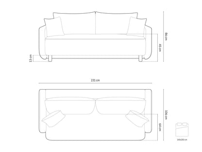 Sofa lova Elen Micadoni