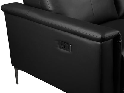 Sofa reglaineris Lund 2 Seater Sofa with 1 Elektrinis Reglaineris in Juoda Oda PU 1209337 (Juoda)