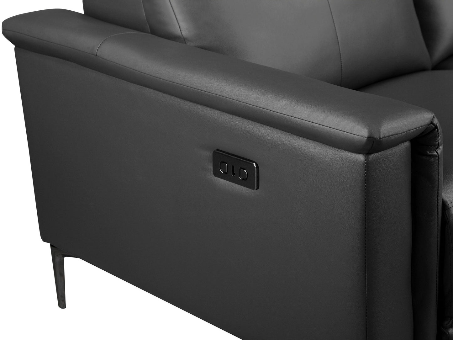 Sofa reglaineris Lund 2 Seater Sofa with 1 Elektrinis Reglaineris in odaPU pilka 1209441 (Pilka)