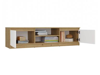 TV staliukas RTV Malwa 140 M-MP-RT-MAL-140-ARB, Spalva: Artisan ąžuolas + Balta