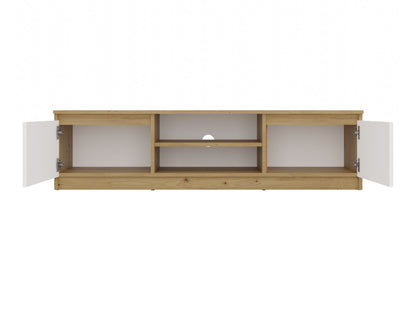TV staliukas RTV Malwa 140 M-MP-RT-MAL-140-ARB, Spalva: Artisan ąžuolas + Balta